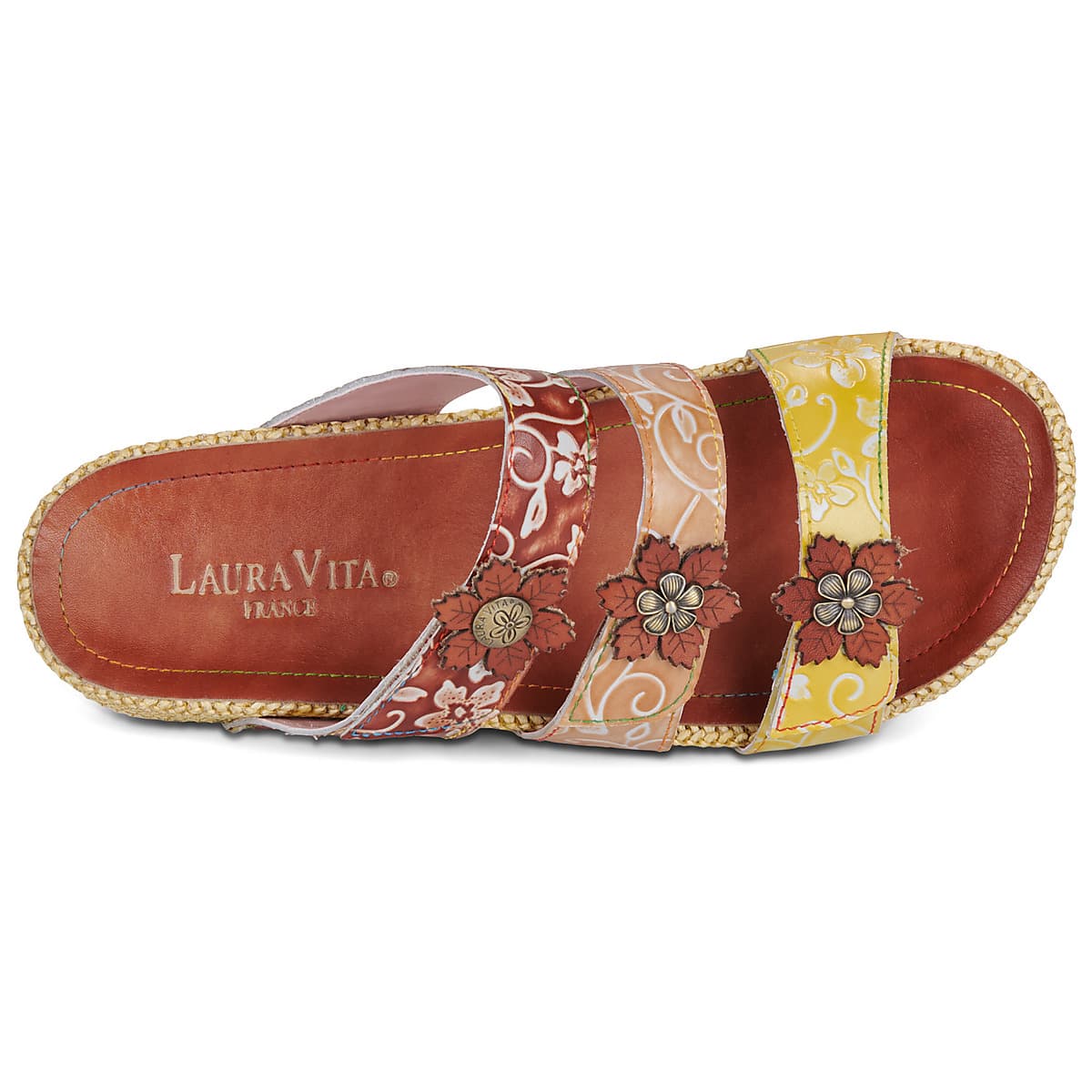 Women's Mules Laura Vita Yellow