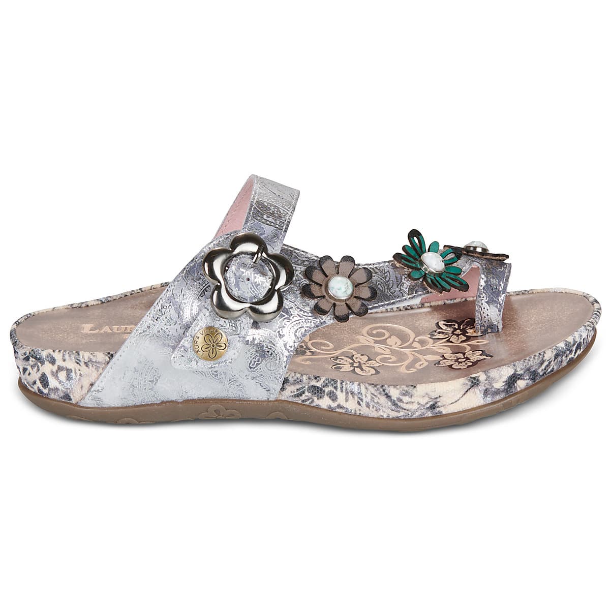 Women's Sandals Laura Vita Silver