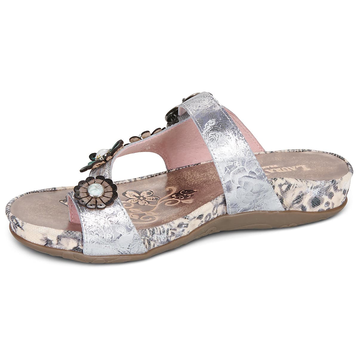 Women's Sandals Laura Vita Silver