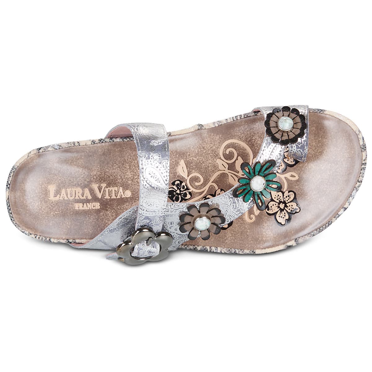 Women's Sandals Laura Vita Silver