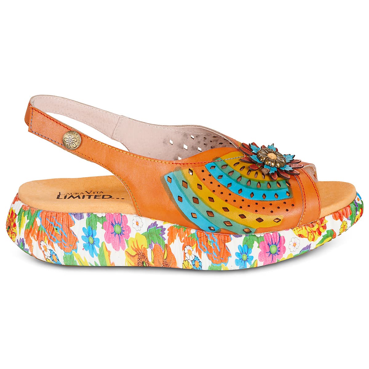 Women's Sandals Laura Vita Orange