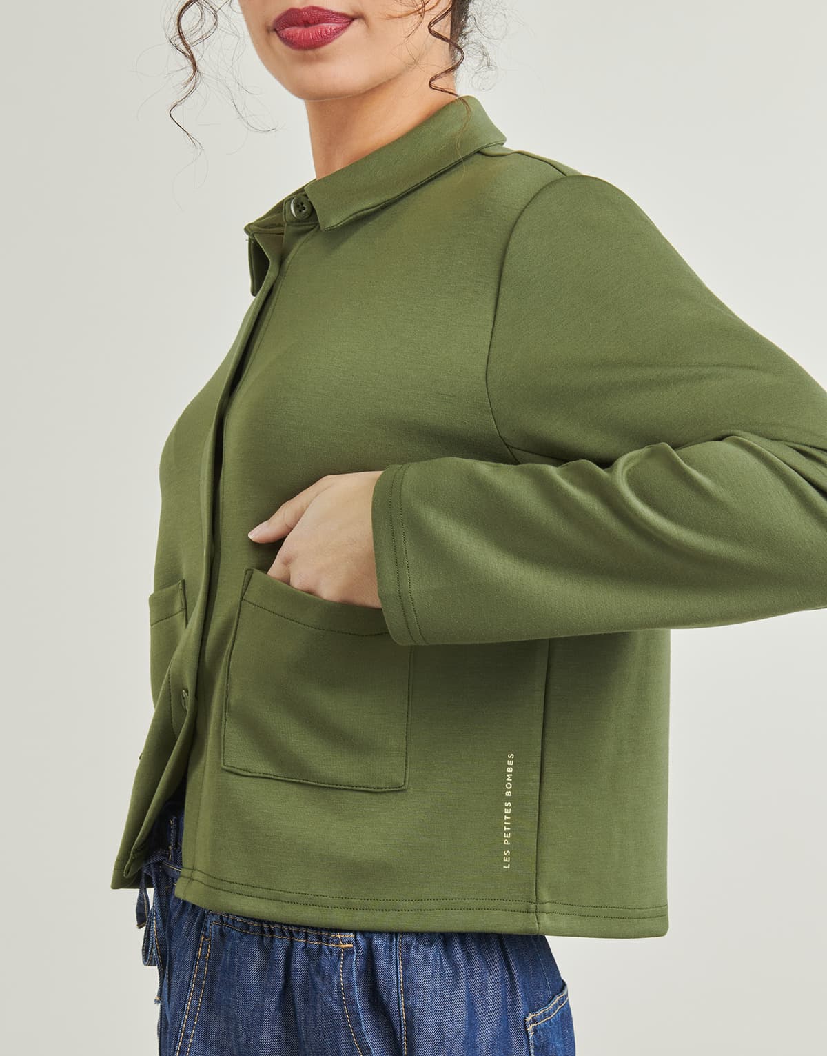 Women's Blazers Les Petites Bombes Khaki