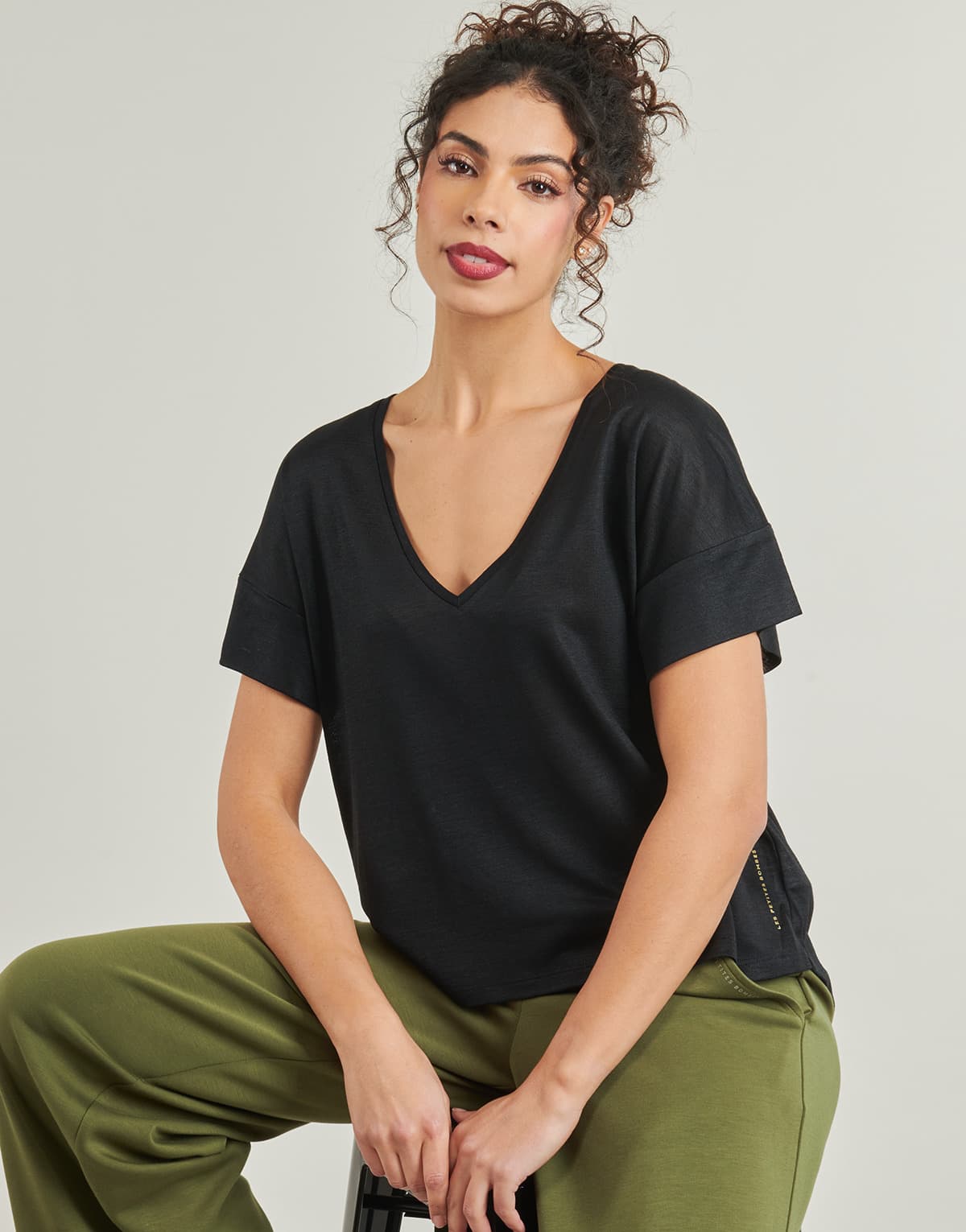 Women's T-Shirts Les Petites Bombes Black