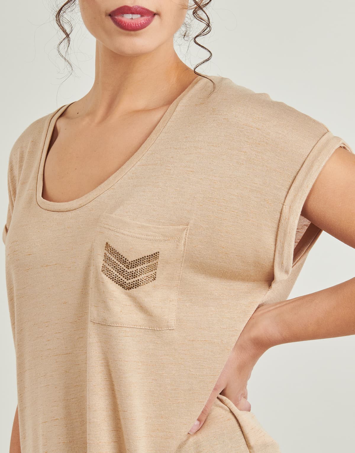 Women's T-Shirts Les Petites Bombes Beige