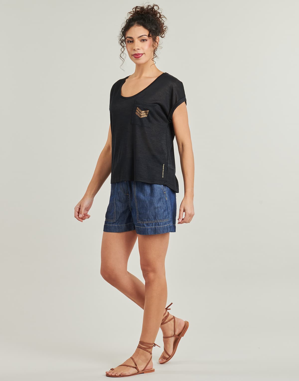 Women's T-Shirts Les Petites Bombes Black