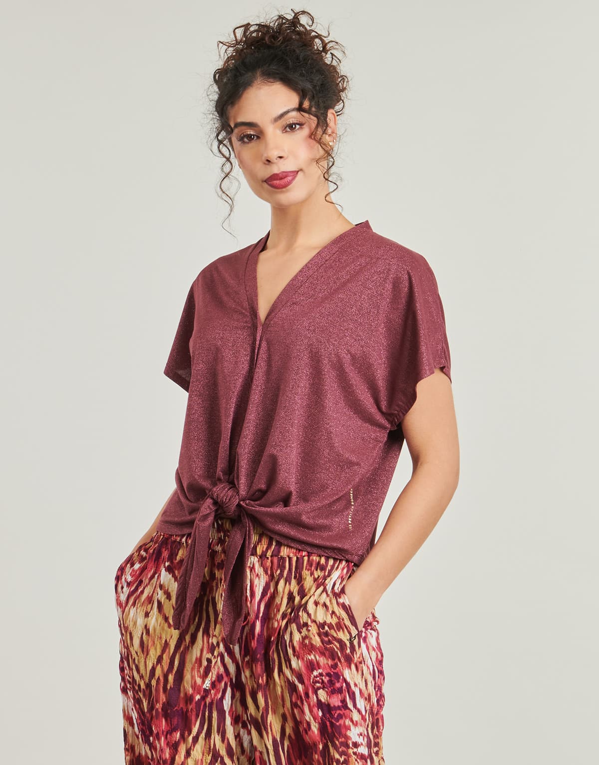 Women's T-Shirts Les Petites Bombes Bordeaux