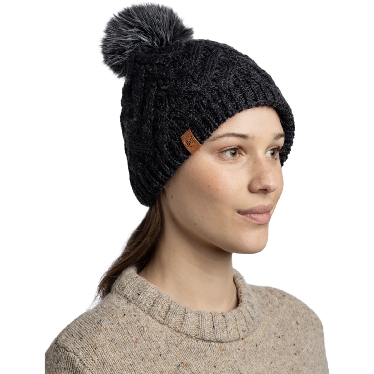 Women's Beanies Buff Black