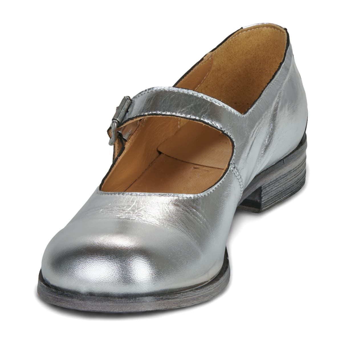 Women's Ballet Flats Moma Silver