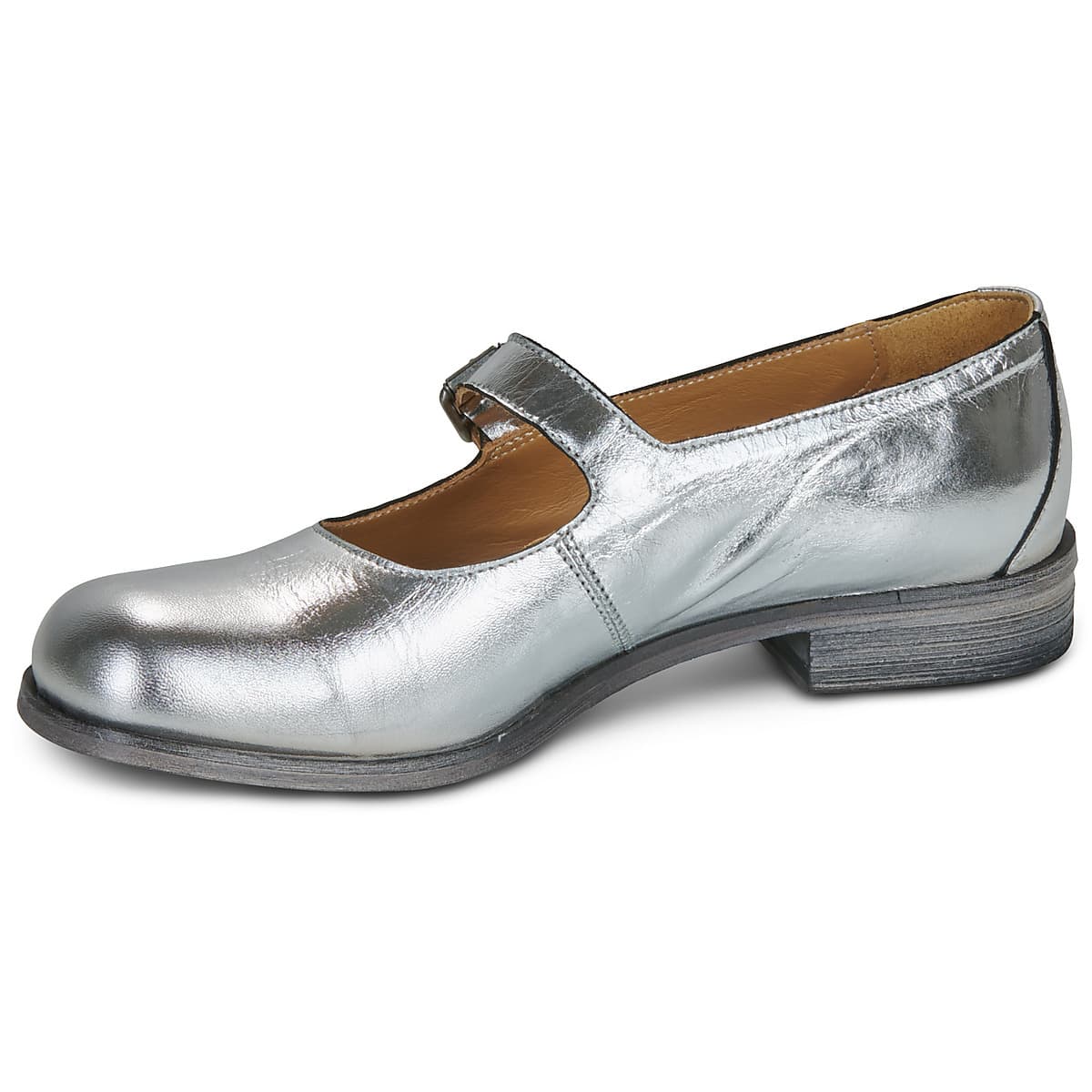 Women's Ballet Flats Moma Silver