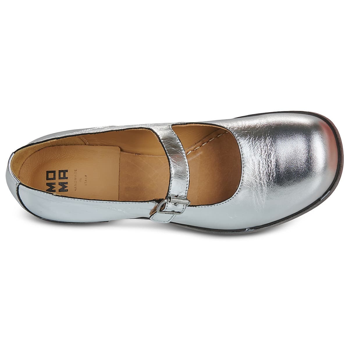 Women's Ballet Flats Moma Silver
