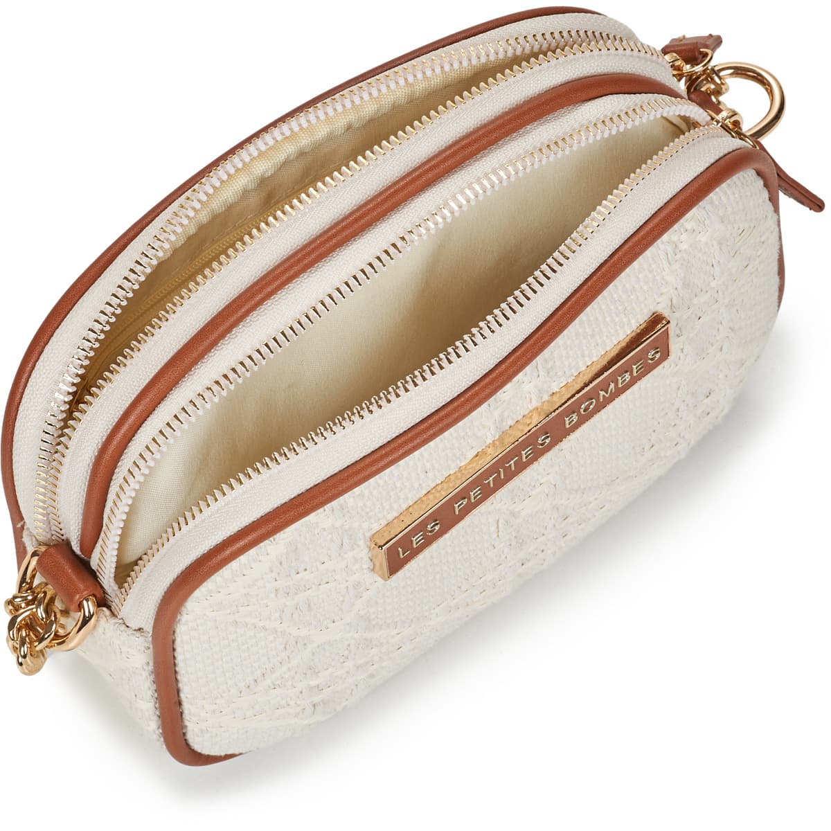 Women's Shoulder Bags Les Petites Bombes Beige