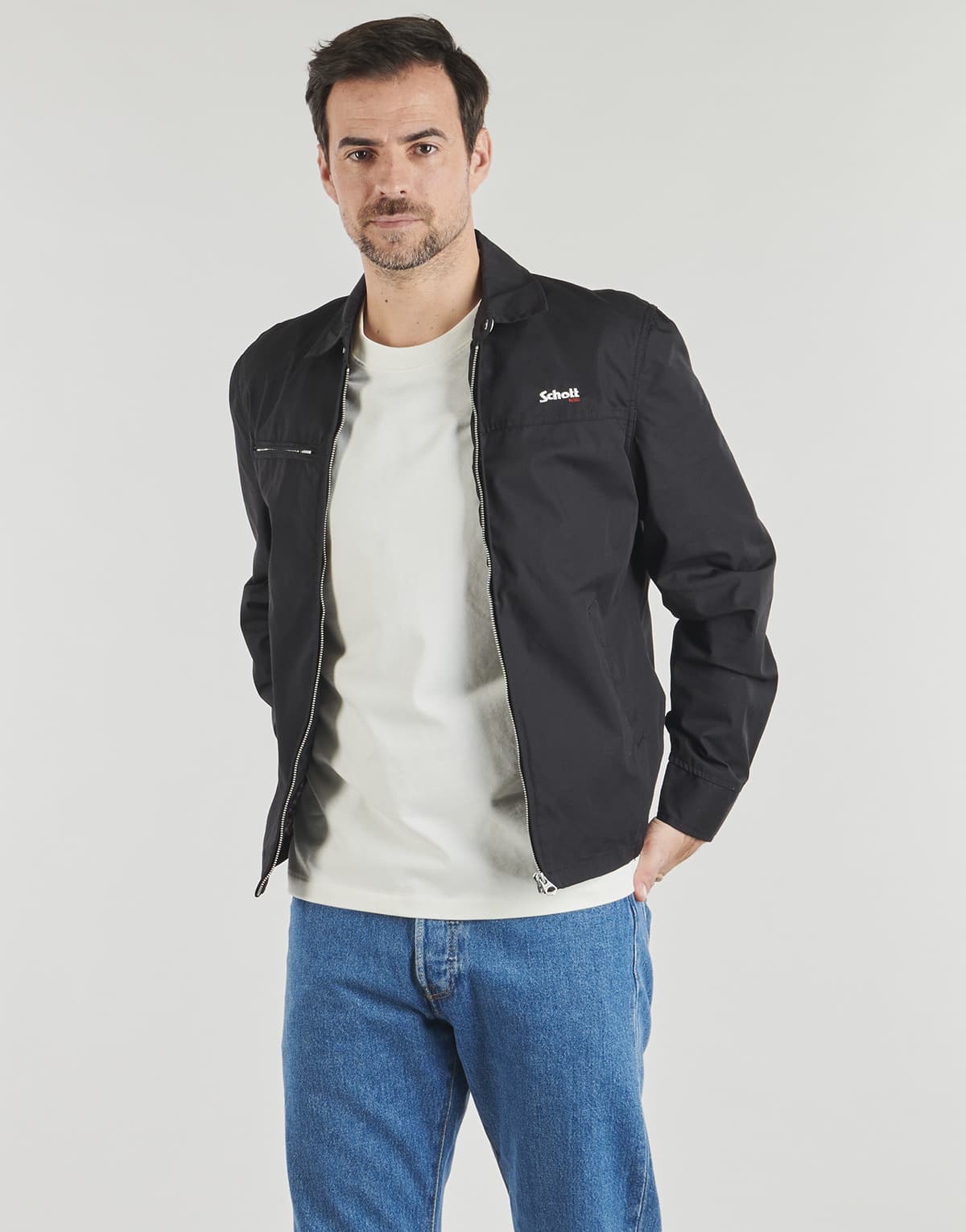 Men's Jackets Schott Black