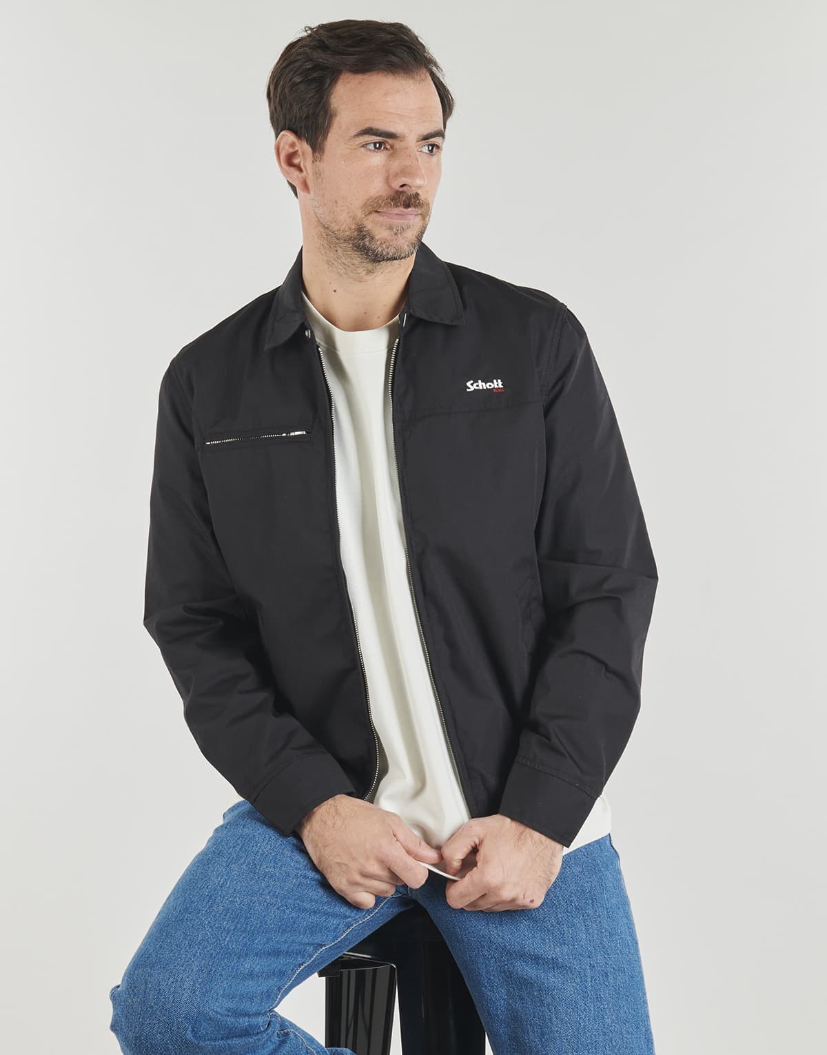 Men's Jackets Schott Black