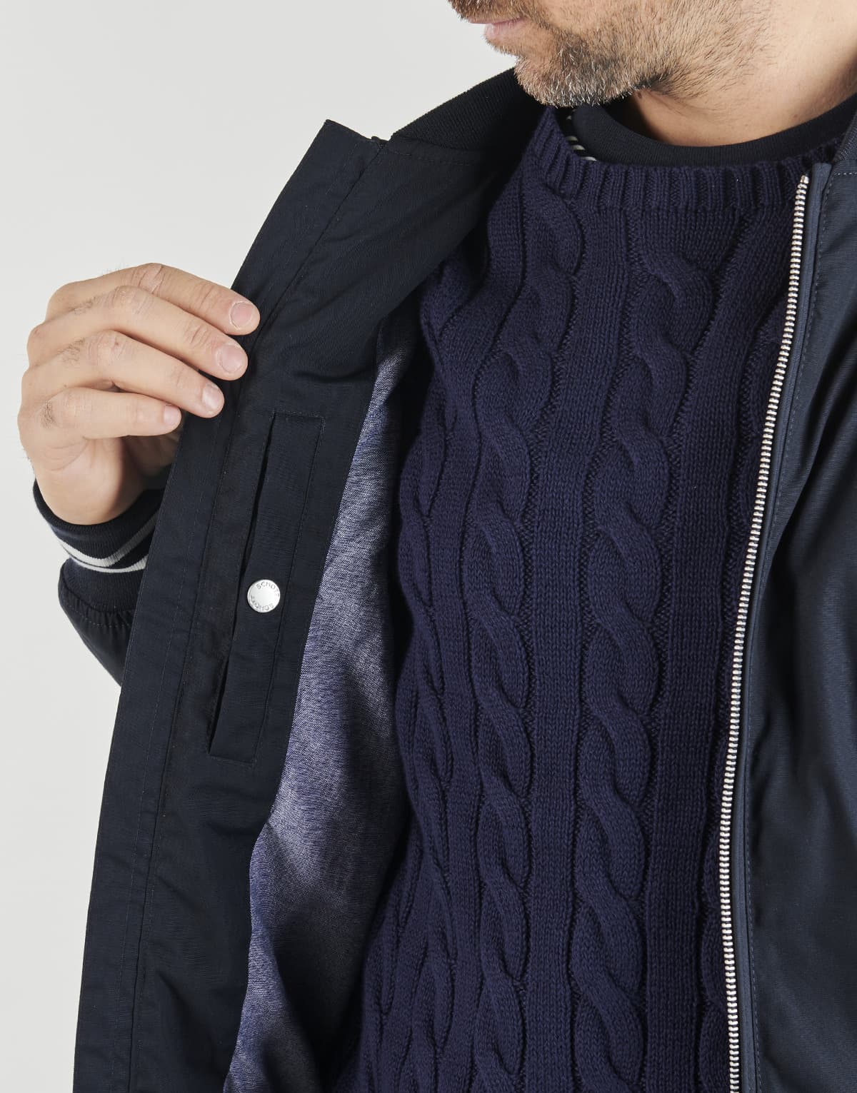 Men's Jackets Schott Blue