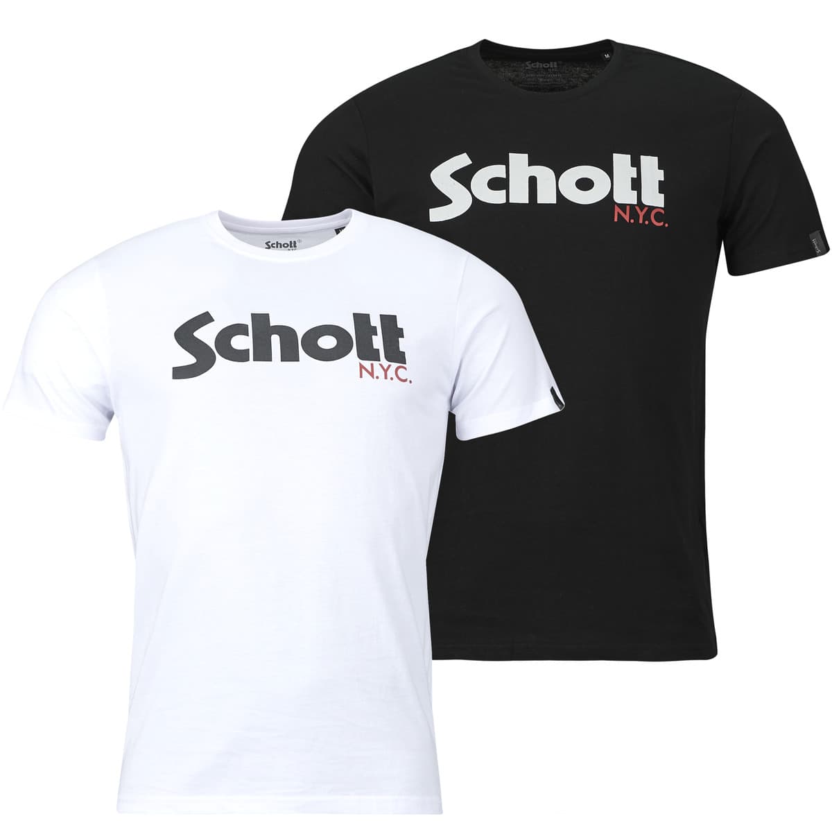 Men's T-Shirts Schott Multicolor