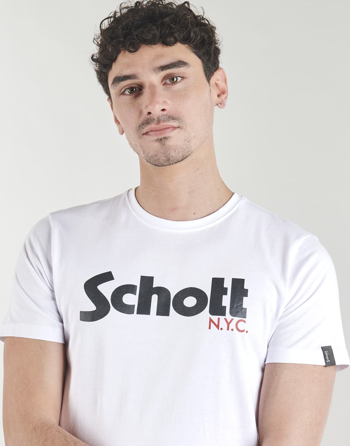 Men's T-Shirts Schott Multicolor