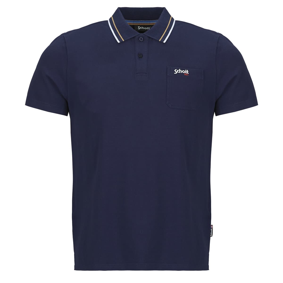 Men's Polo Shirts Schott Blue