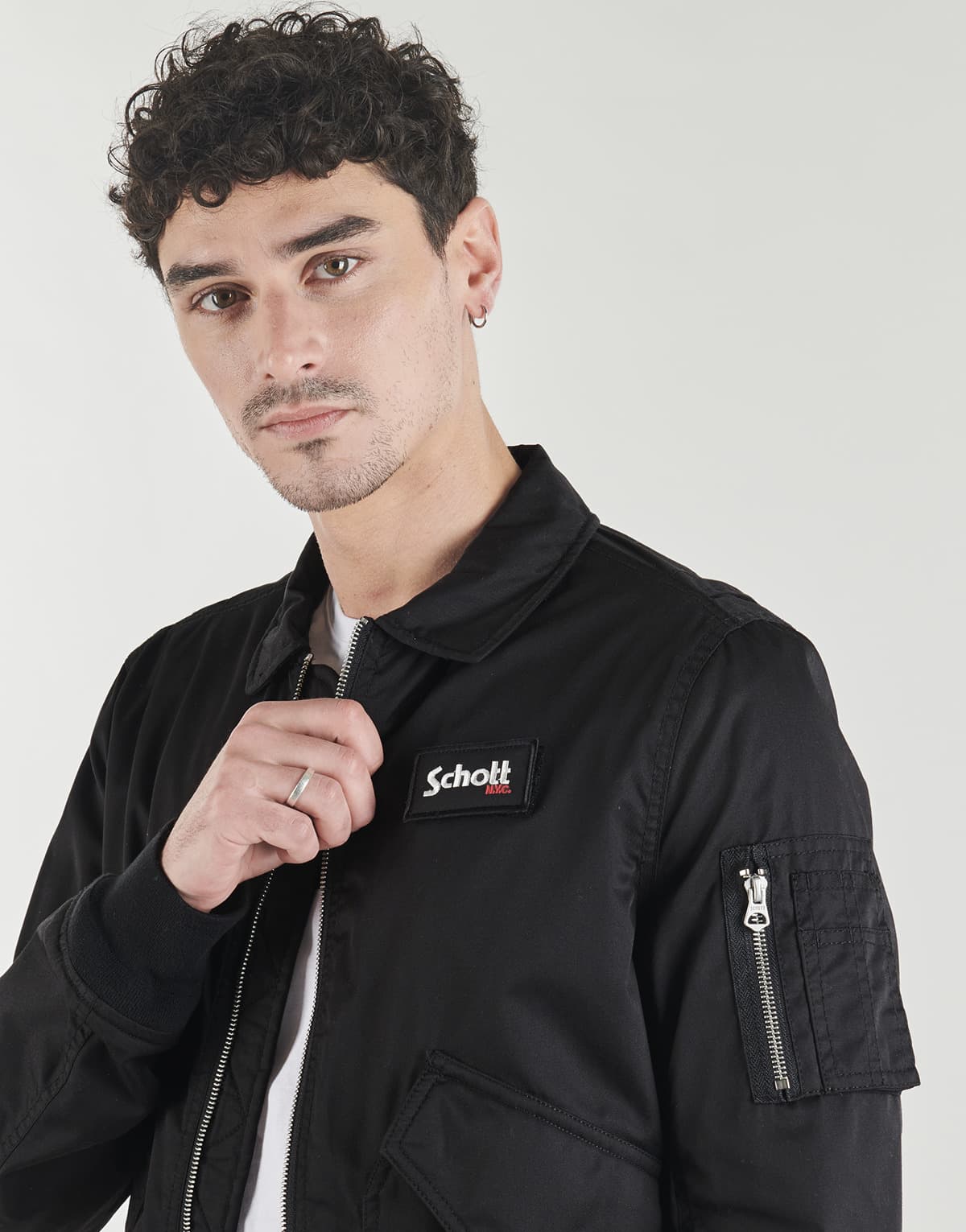 Men's Jackets Schott Blue