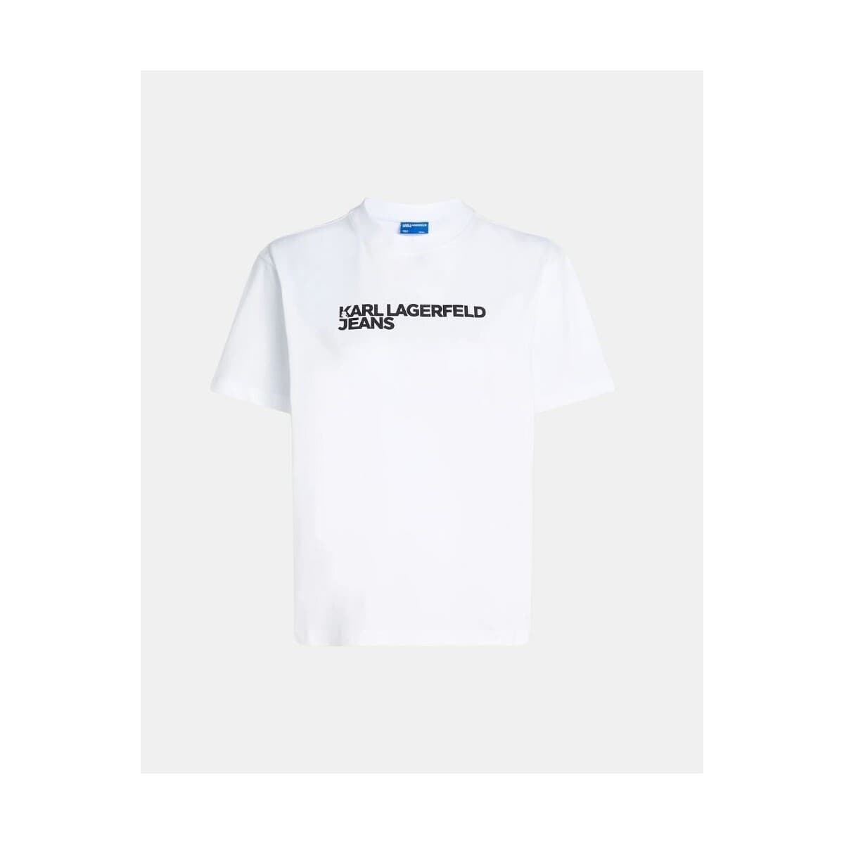 Women's T-Shirts Karl Lagerfeld White