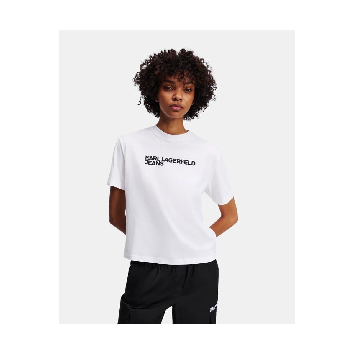Women's T-Shirts Karl Lagerfeld White