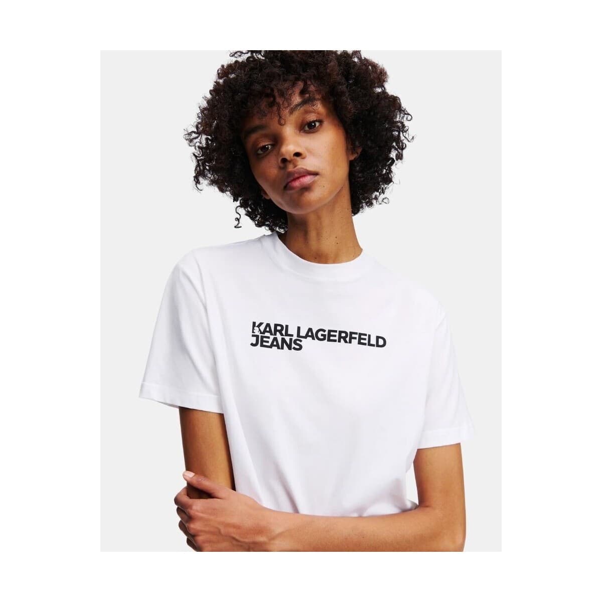 Women's T-Shirts Karl Lagerfeld White