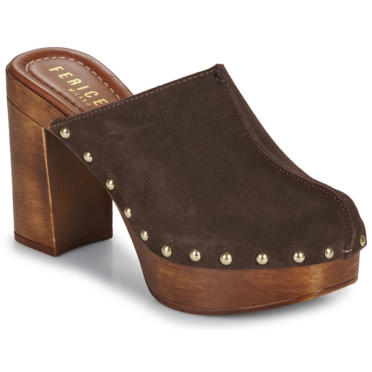 Women's Clogs Fericelli Brown