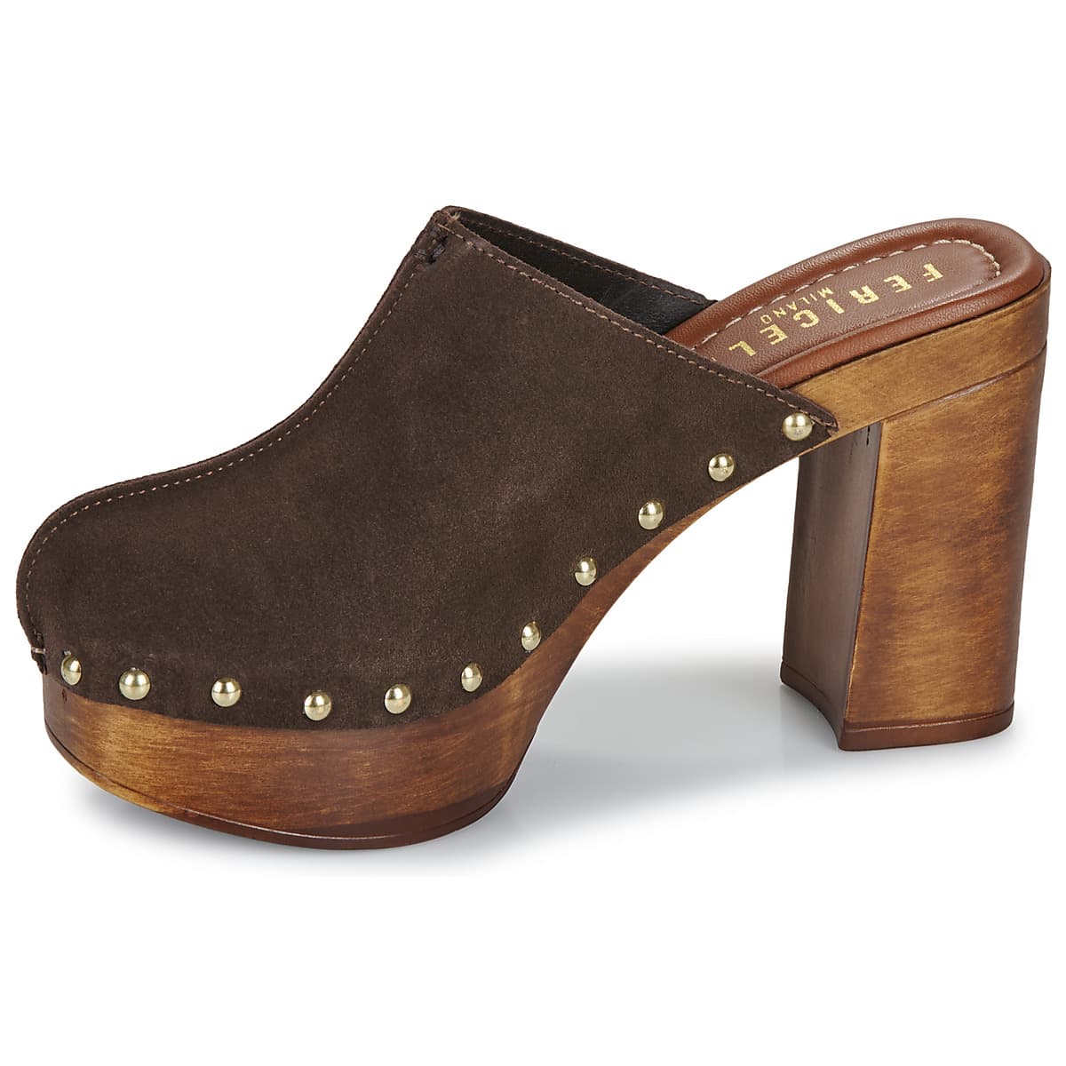 Women's Clogs Fericelli Brown
