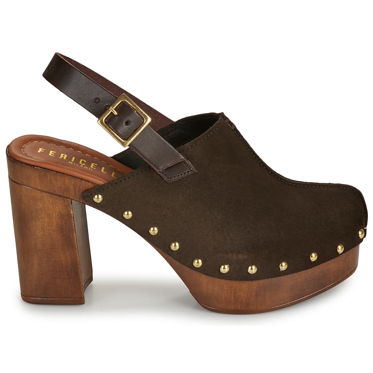 Women's Clogs Fericelli Brown