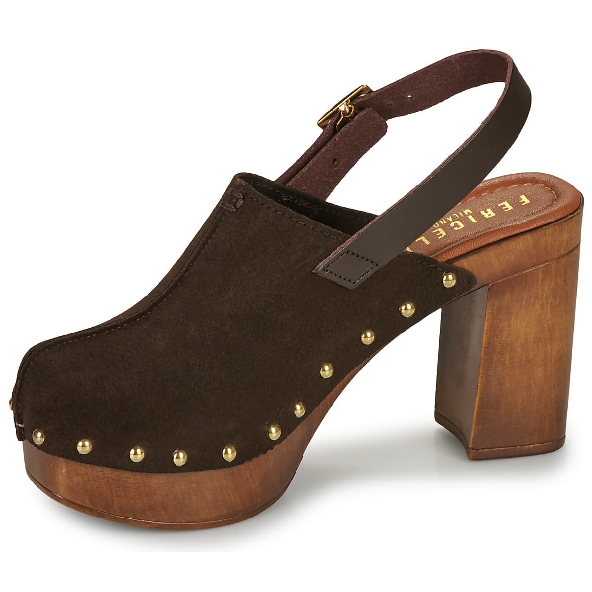 Women's Clogs Fericelli Brown