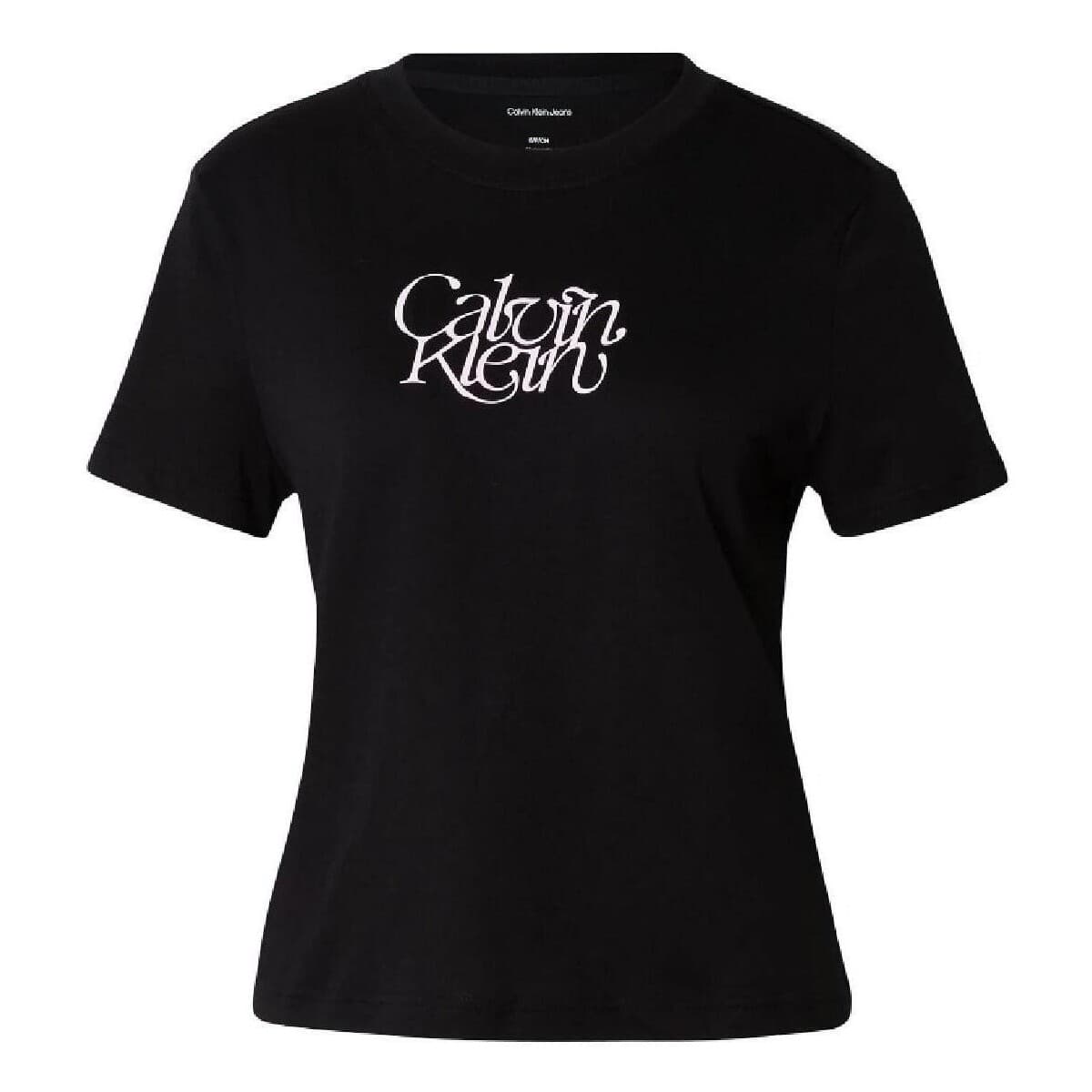 Women's T-Shirts Calvin Klein Black