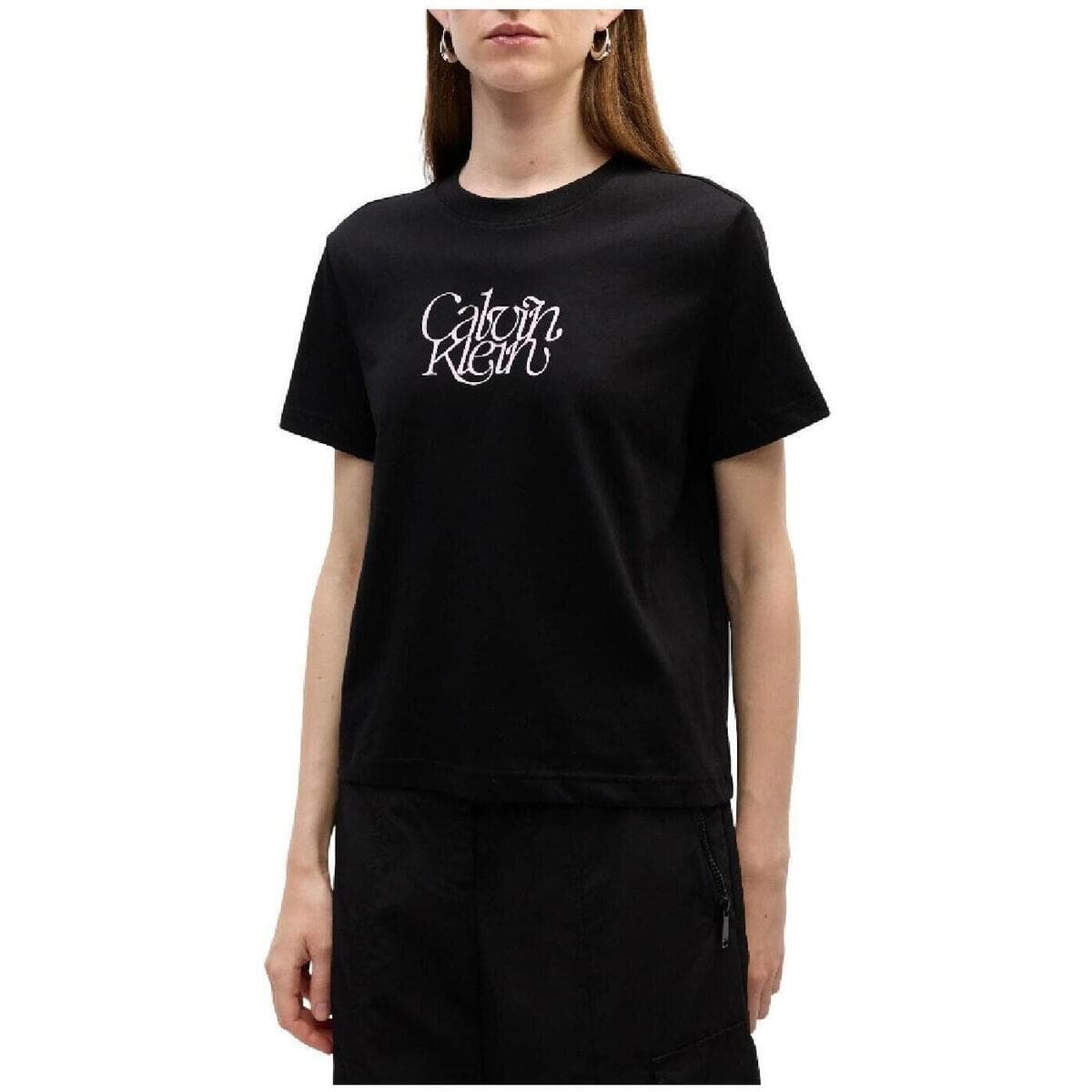 Women's T-Shirts Calvin Klein Black