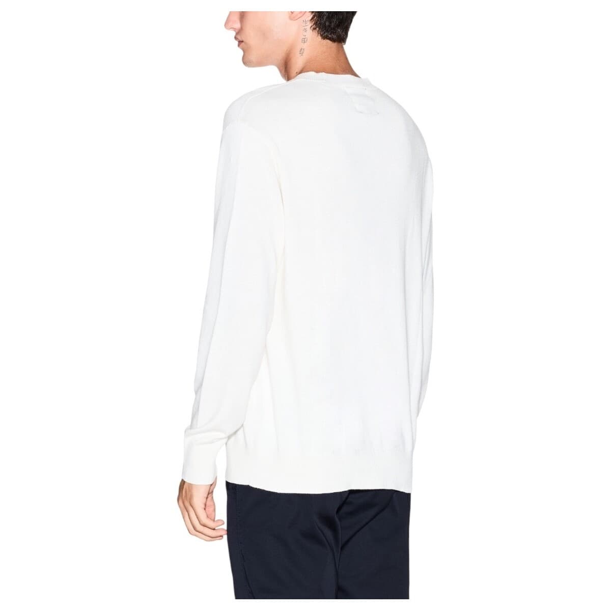 Men's Sweaters EAX White
