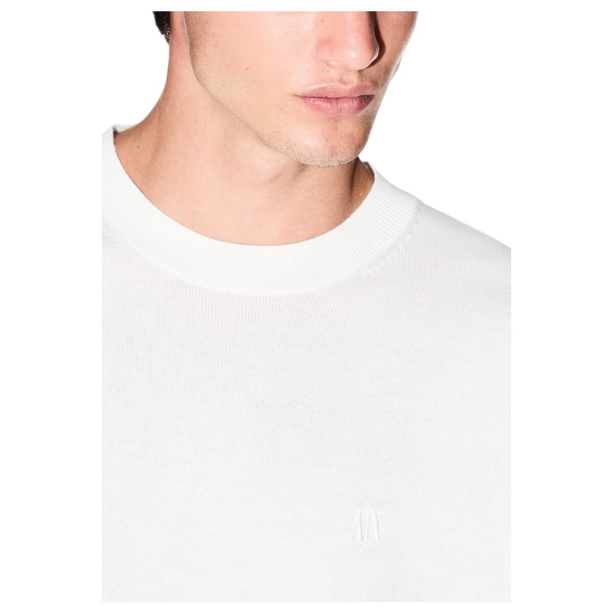 Men's Sweaters EAX White
