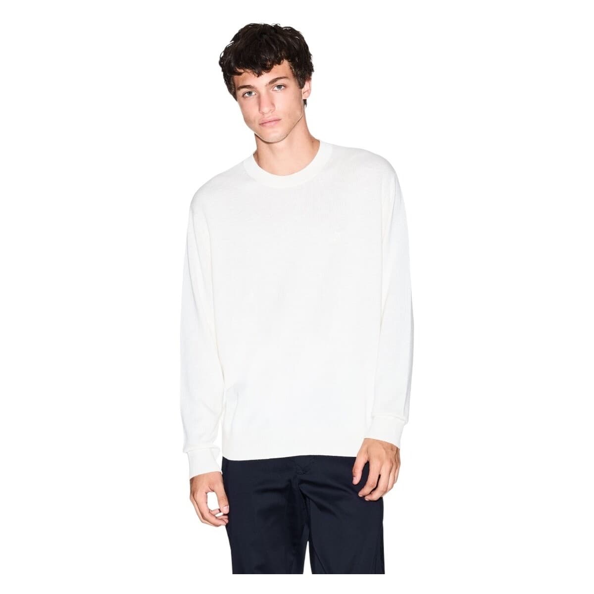Men's Sweaters EAX White