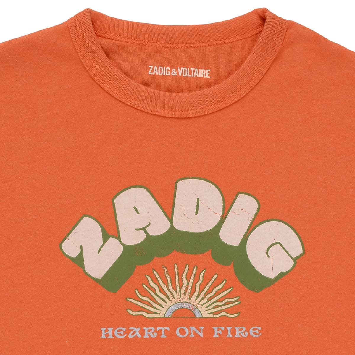 Girls' T-Shirts Zadig & Voltaire Orange