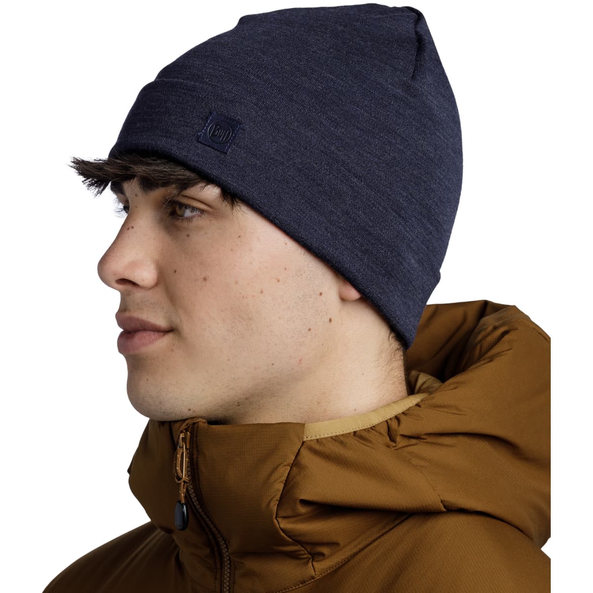 Men's Beanies Buff Blue