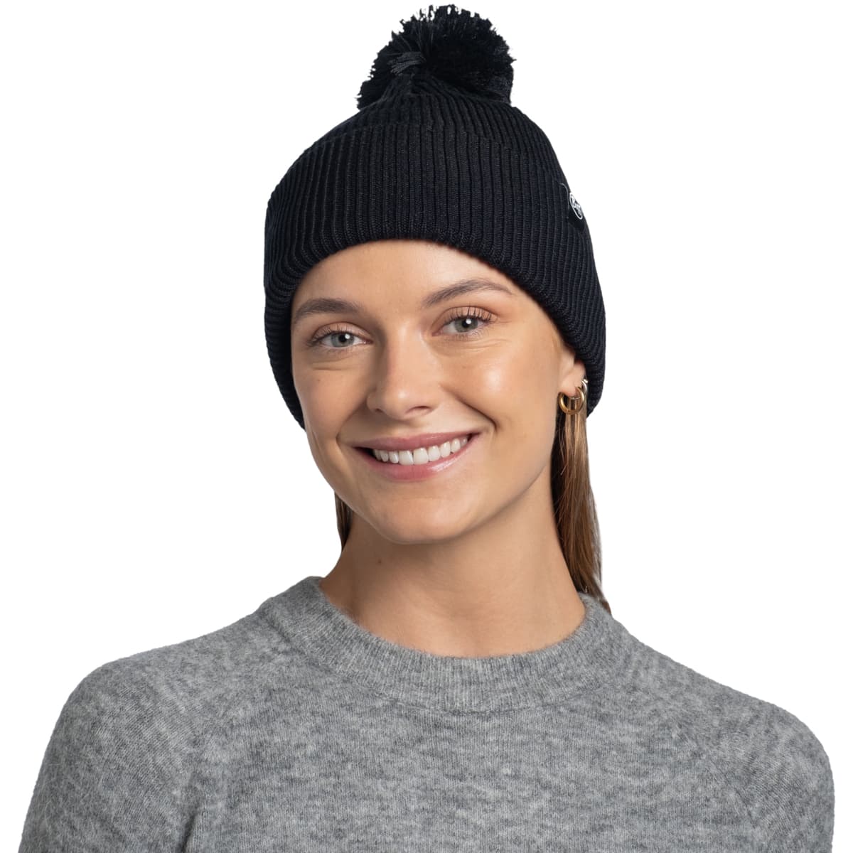 Men's Beanies Buff Black