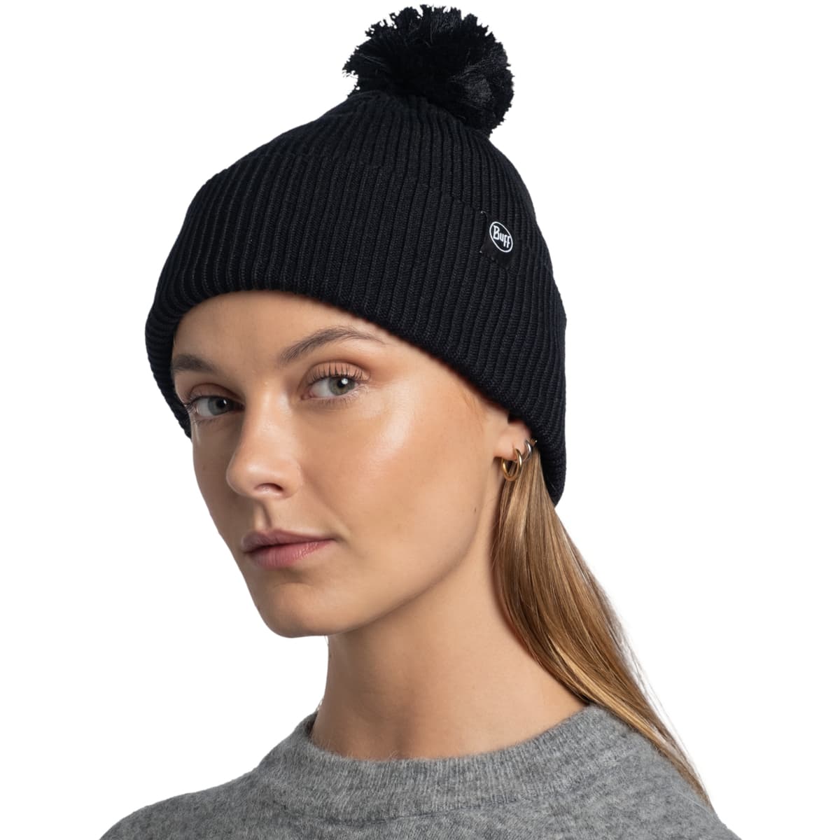 Men's Beanies Buff Black