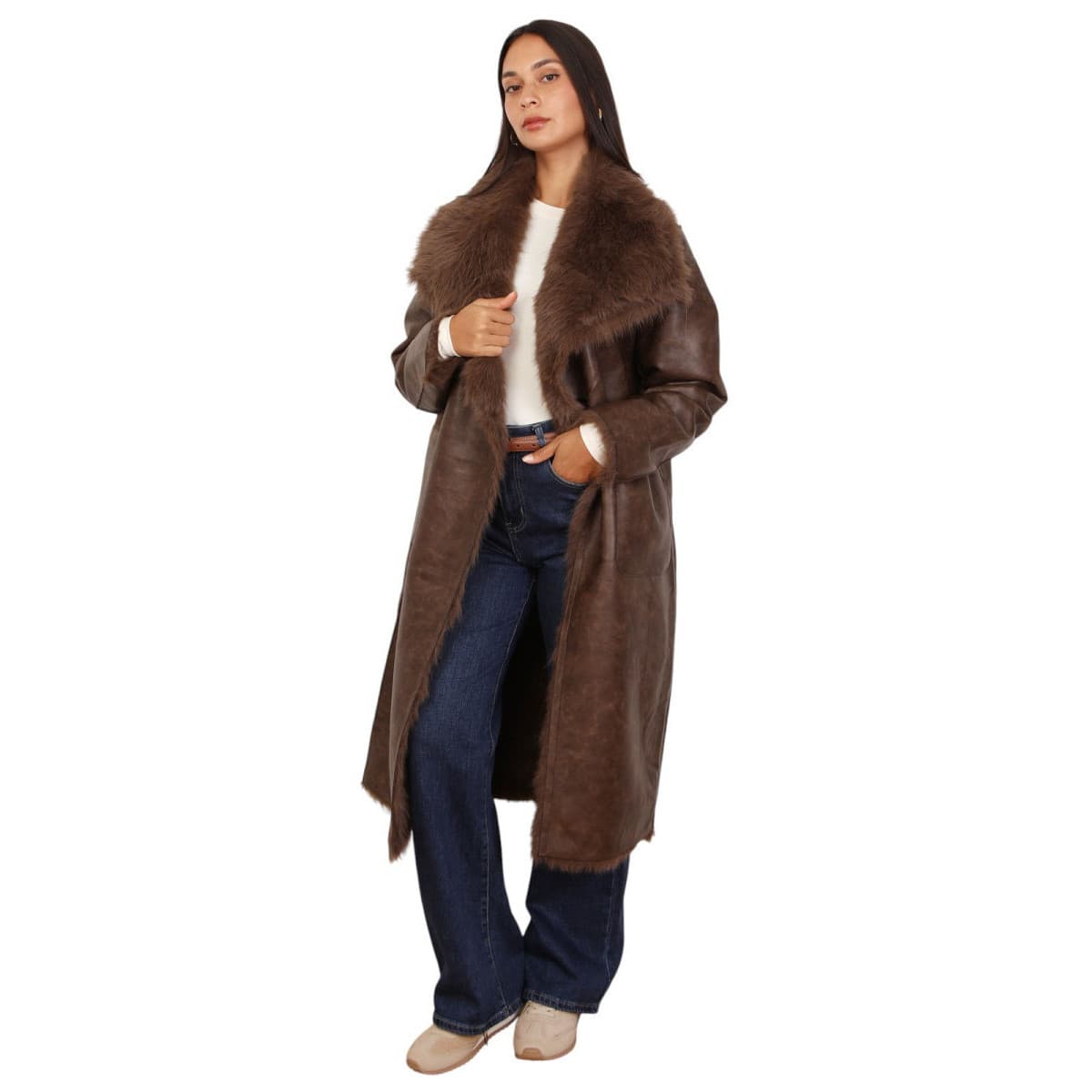 Women's Coats La Modeuse Brown