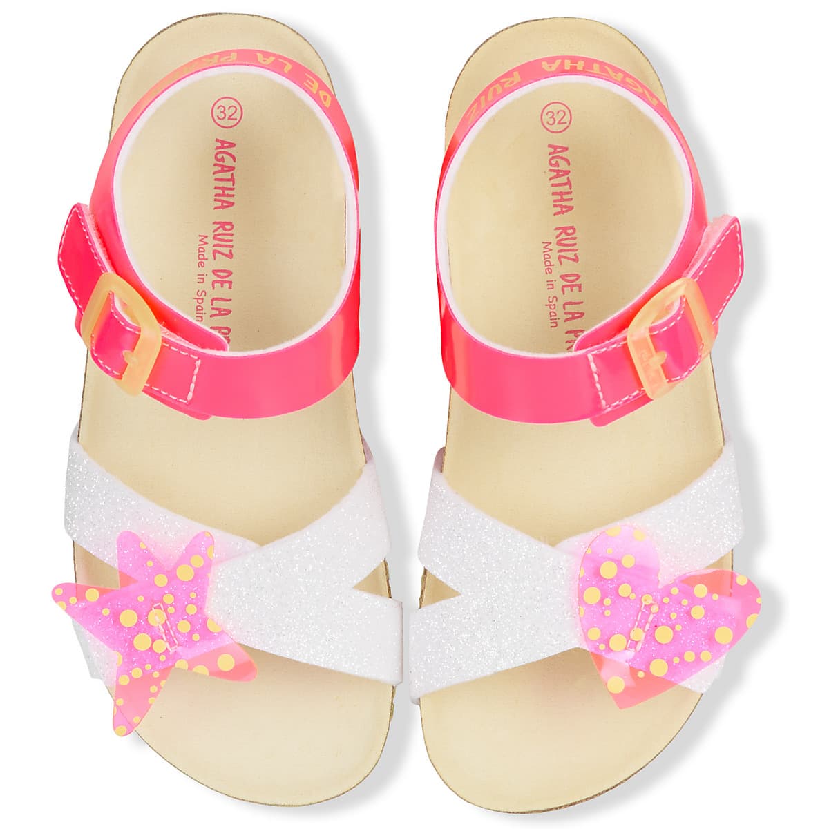 Girls' Sandals Agatha Ruiz de la Prada White