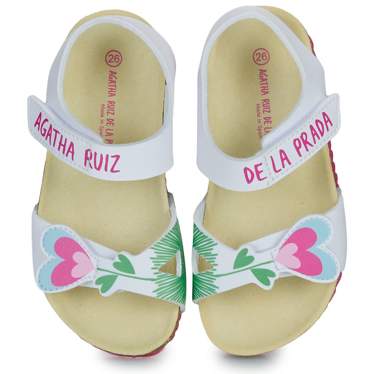 Girls' Sandals Agatha Ruiz de la Prada White