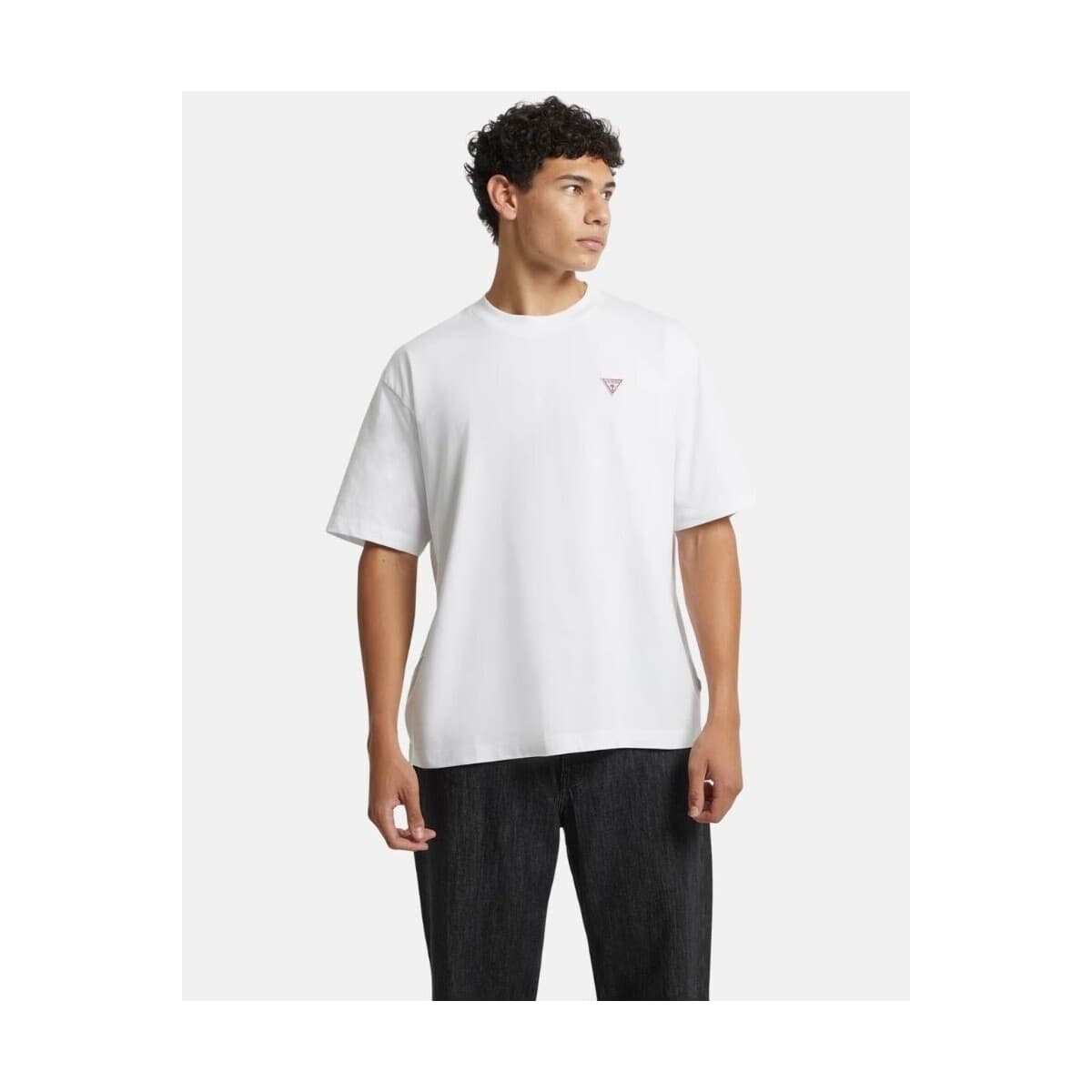 Men's T-Shirts Guess White