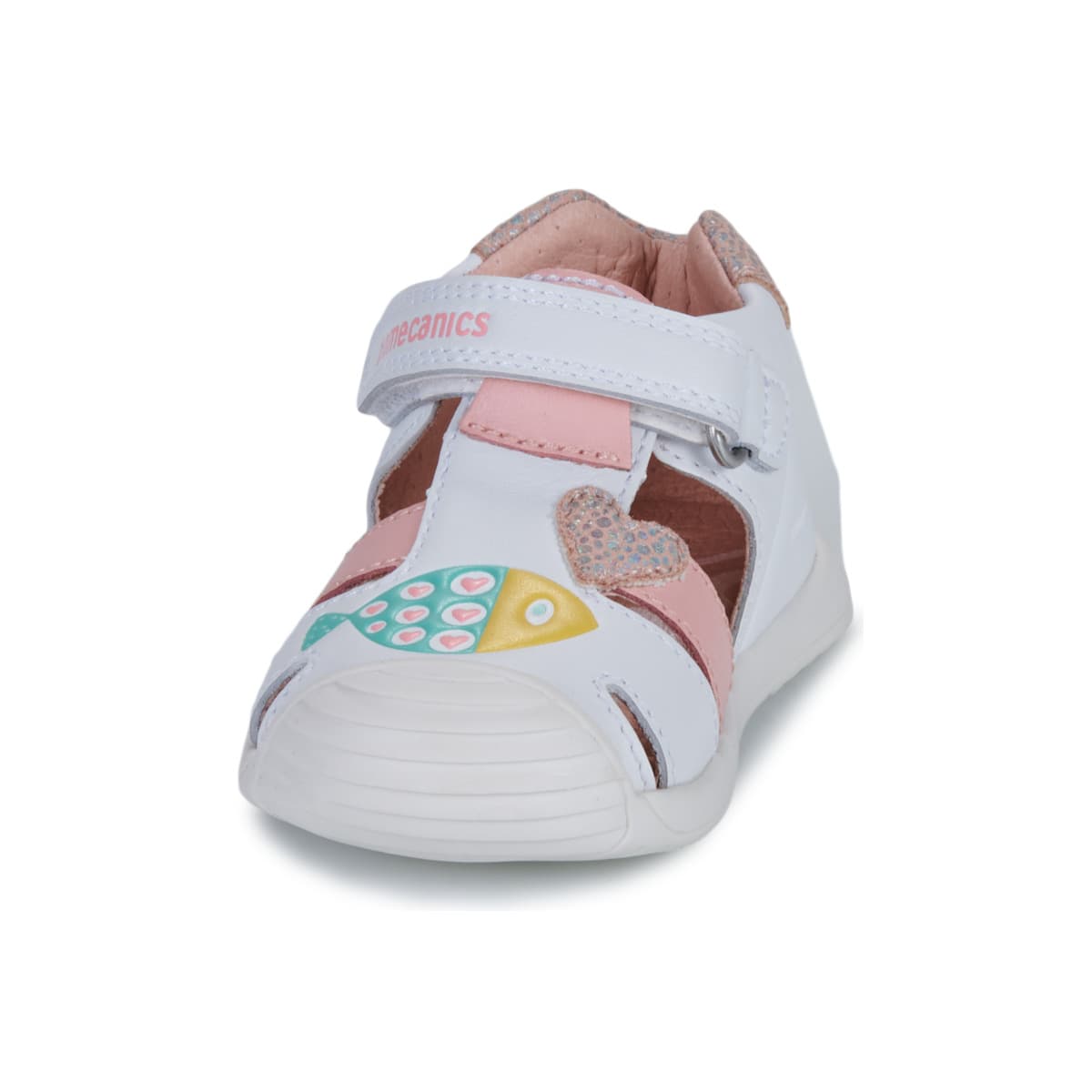 Παιδικό Κλειστό Πέδιλο για Κορίτσι Biomecanics Ανατομικό Χρώματος Λευκό 262108-B866