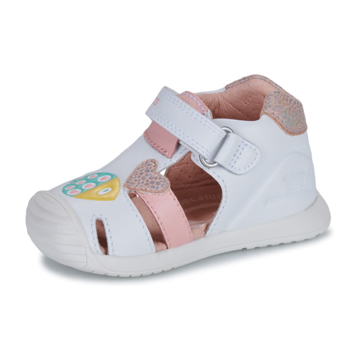 Παιδικό Κλειστό Πέδιλο για Κορίτσι Biomecanics Ανατομικό Χρώματος Λευκό 262108-B866