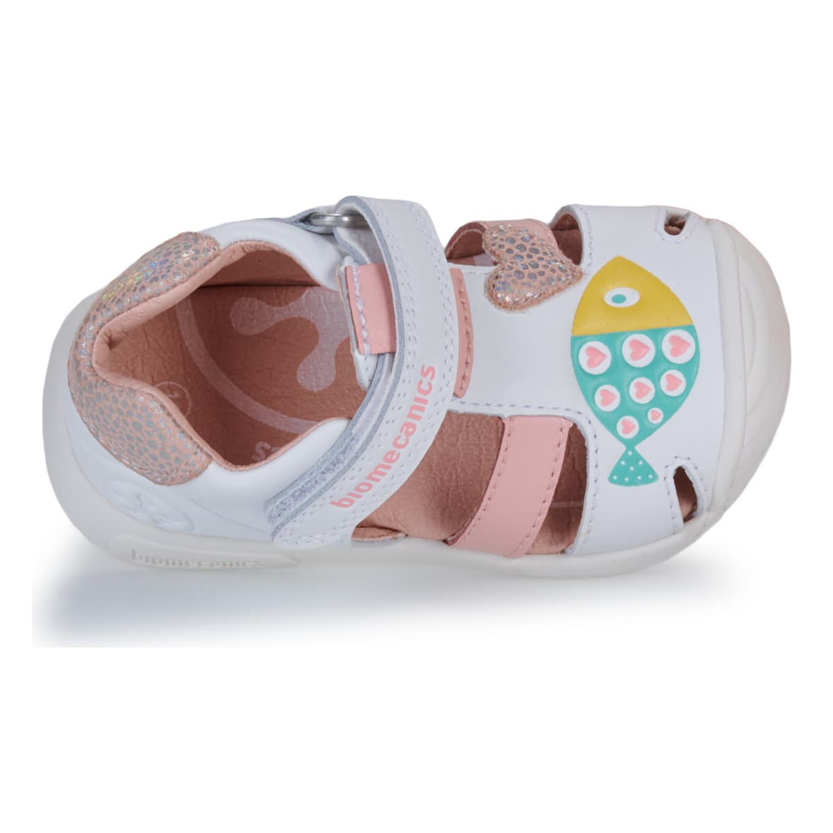 Παιδικό Κλειστό Πέδιλο για Κορίτσι Biomecanics Ανατομικό Χρώματος Λευκό 262108-B866