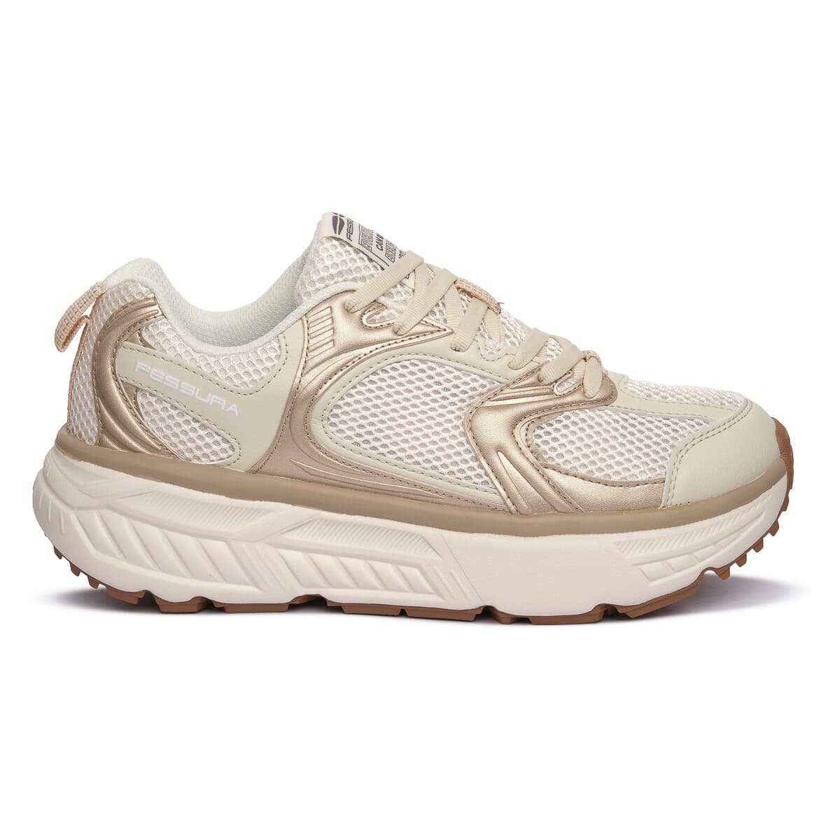 Women's Sneakers Fessura Beige