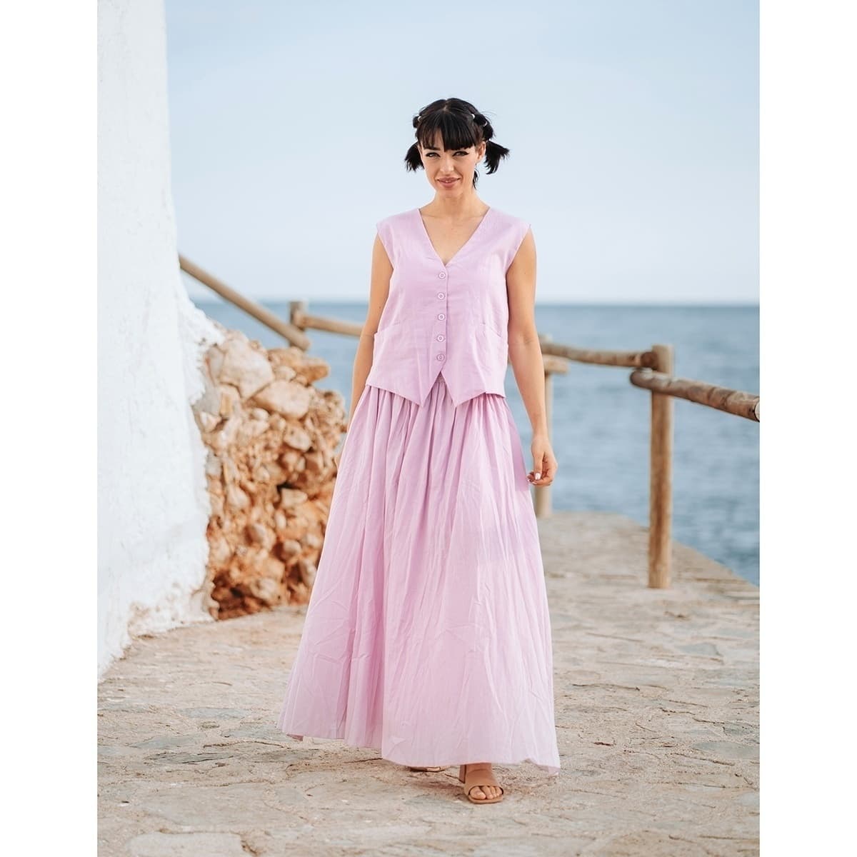 Women's Vests Isla Bonita By Sigris Pink