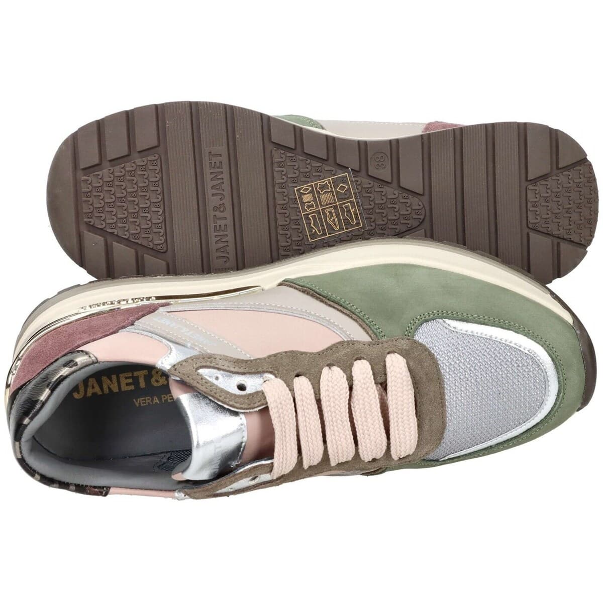 Women's Sneakers Janet&Janet Green