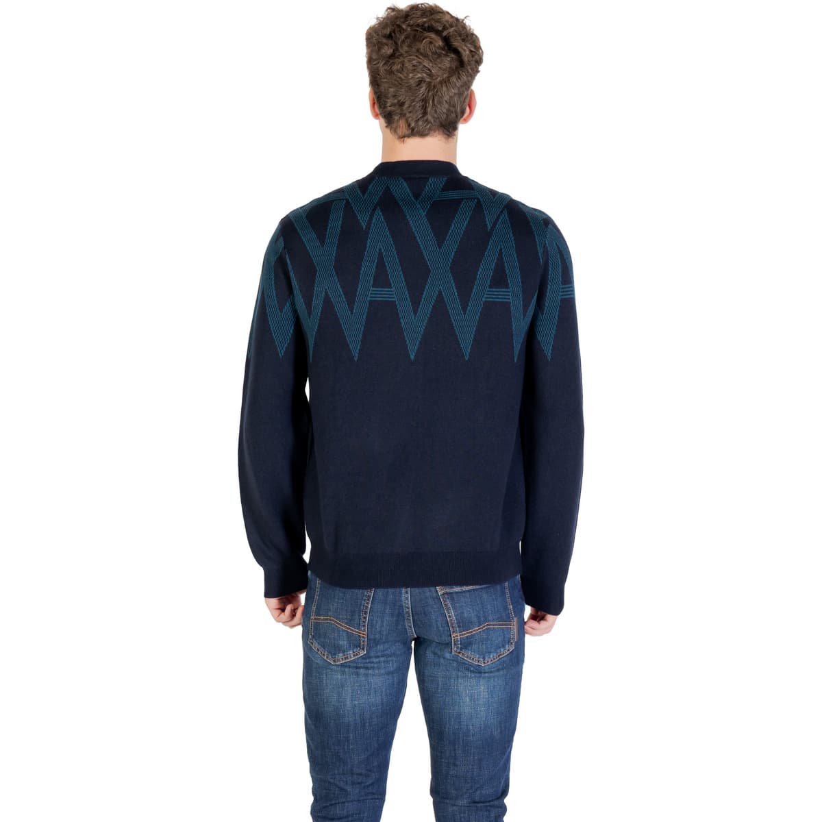 Men's Sweaters EAX Green