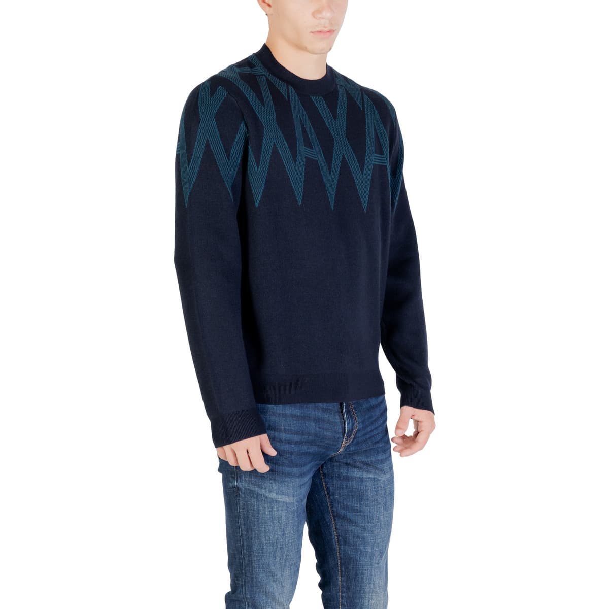 Men's Sweaters EAX Green